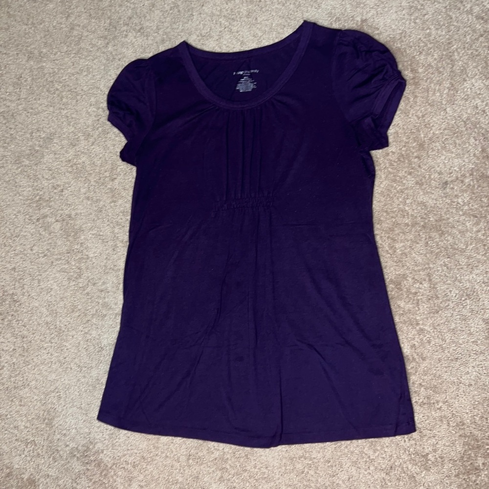 Purple maternity top size XXL